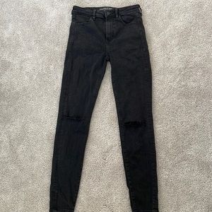 Black American Eagle Jegging